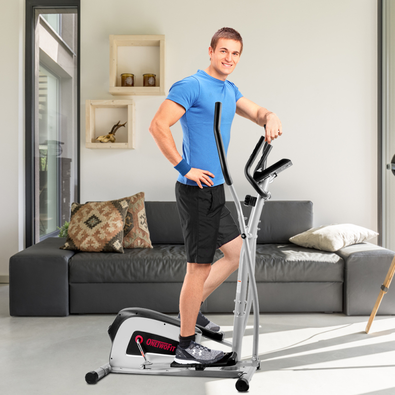 OneTwoFit Xe đạp tập chạy bộ Elliptical Thiết bị điều khiển từ tính Giảm cân cơ thể OT111
