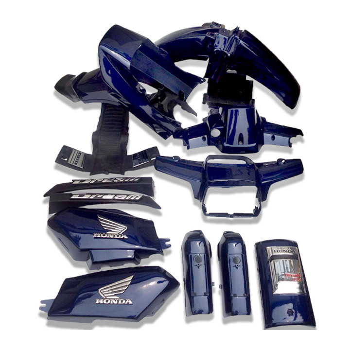 Bộ vỏ nhựa - Dàn áo xe Dream 2 -việt -thái -tàu -nhựa trắng nguyên sinh LOẠI ĐẸP