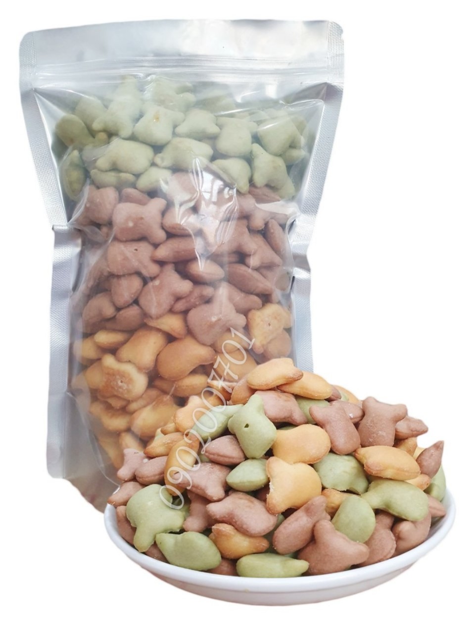 500g bánh gấu nhân kem mix 3 vị (truyền thống, socola, chùm ngây) - đồ ăn vặt - bách hóa online uy tín