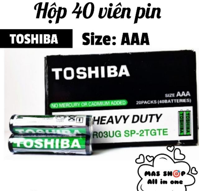 1 hôp pin aaa toshiba