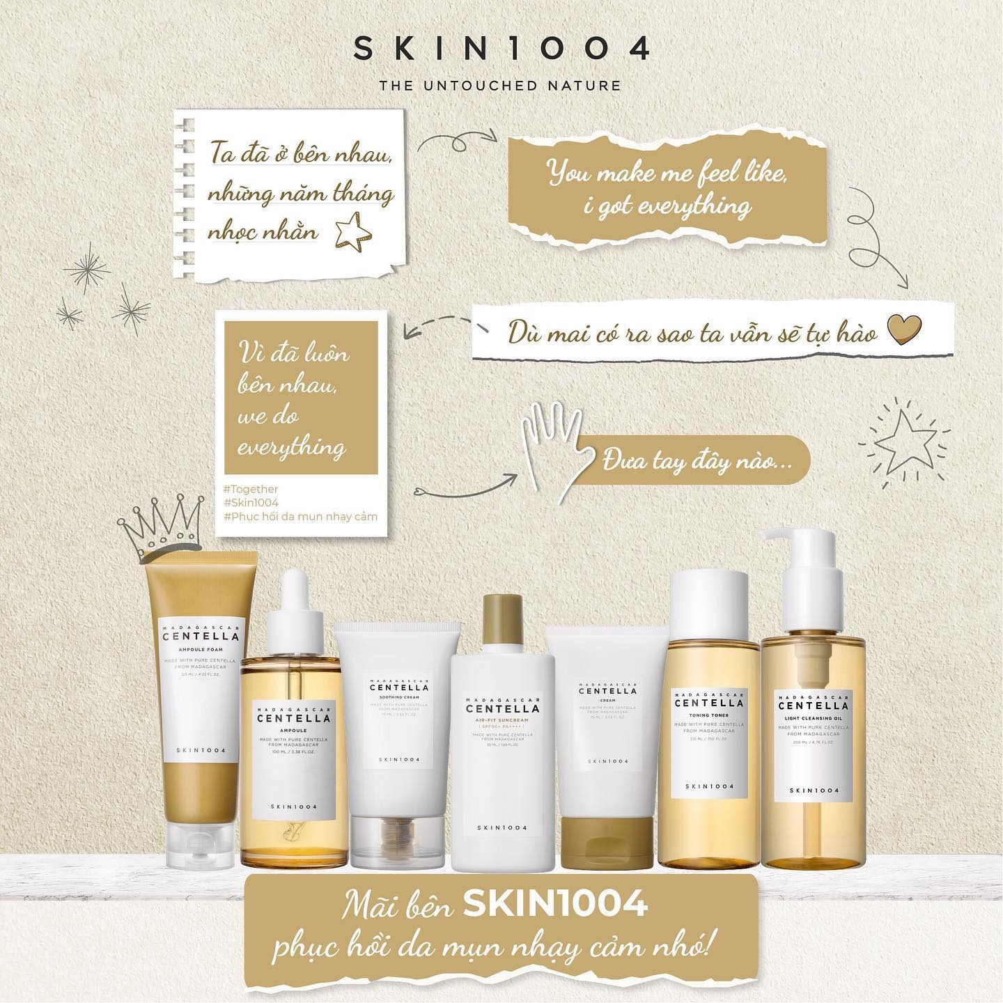 Tinh Chất Rau Má Giúp Làm Dịu, Phục Hồi Da Mụn Skin1004 Madagascar Centella Ampoule SkinCare