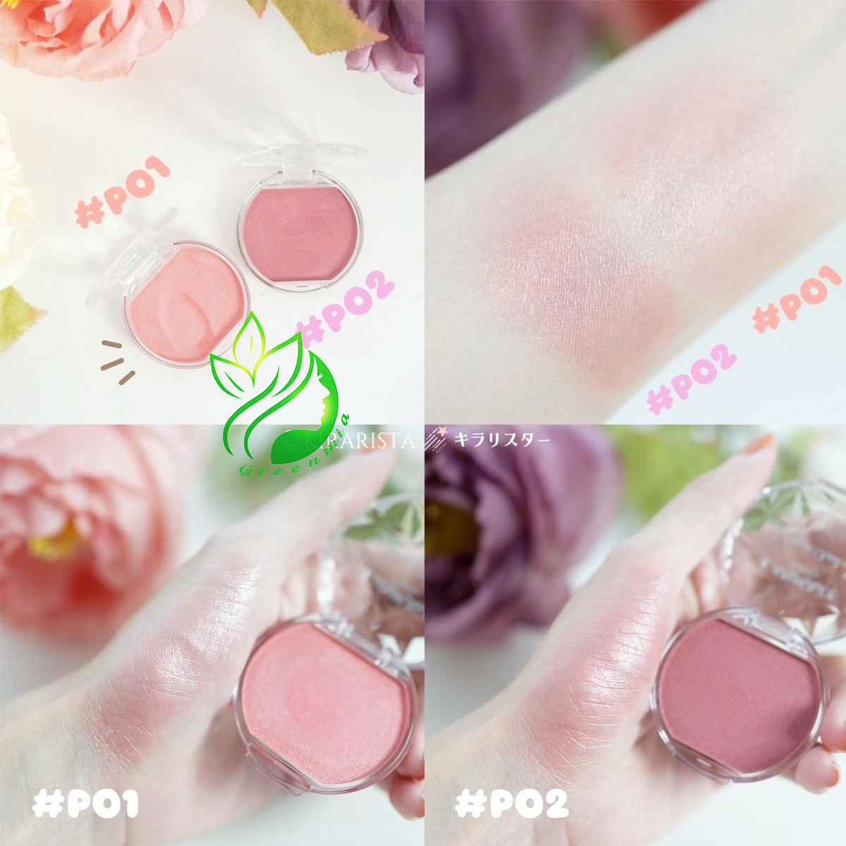 Má Hồng Canmake Tokyo Dạng Kem Cream Cheek Phấn Glow Fleur Cheeks [CHÍNH HÃNG ĐỦ BILL]