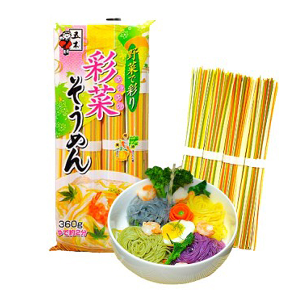 Mì Somen rau củ ngũ sắc 320g (Date 2026)
