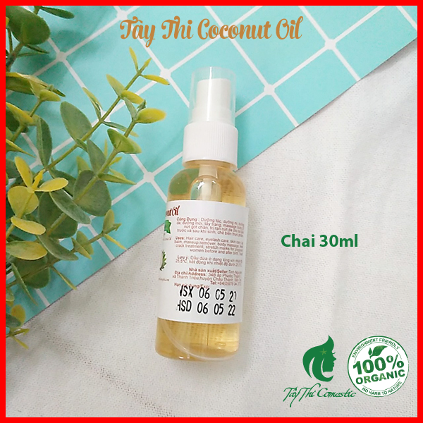 [HCM]Dầu Dừa Nấu Thủ Công Tây Thi Chai 30ml