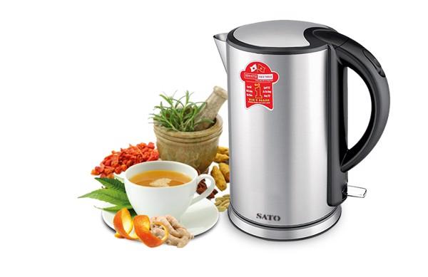 Ấm đun siêu tốc SATO ST-668(P) 1.8L (INOX)