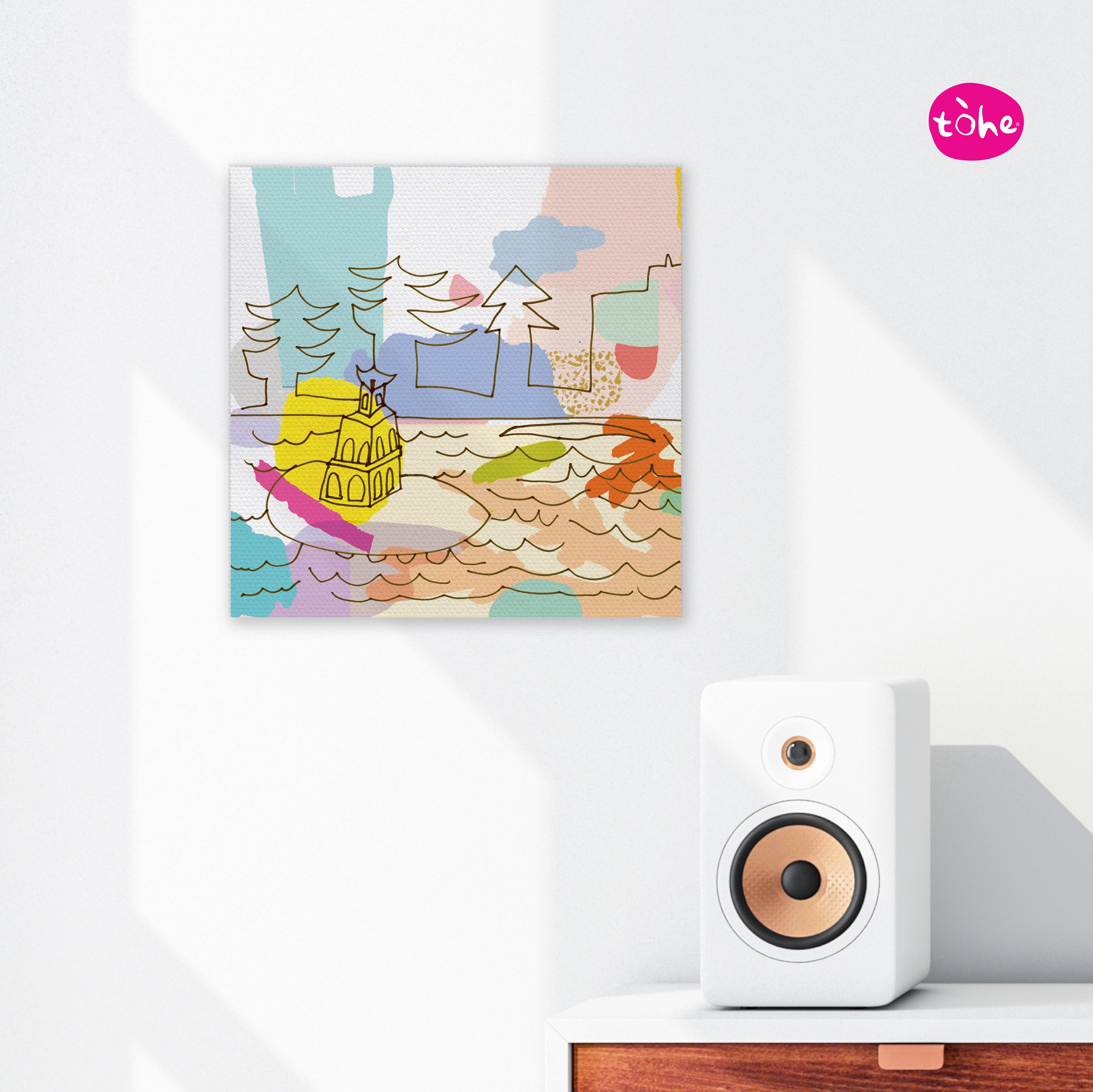 Tranh canvas treo tường Tòhe (tranh nghệ thuật) [Made by Tòhe] [Fsale]