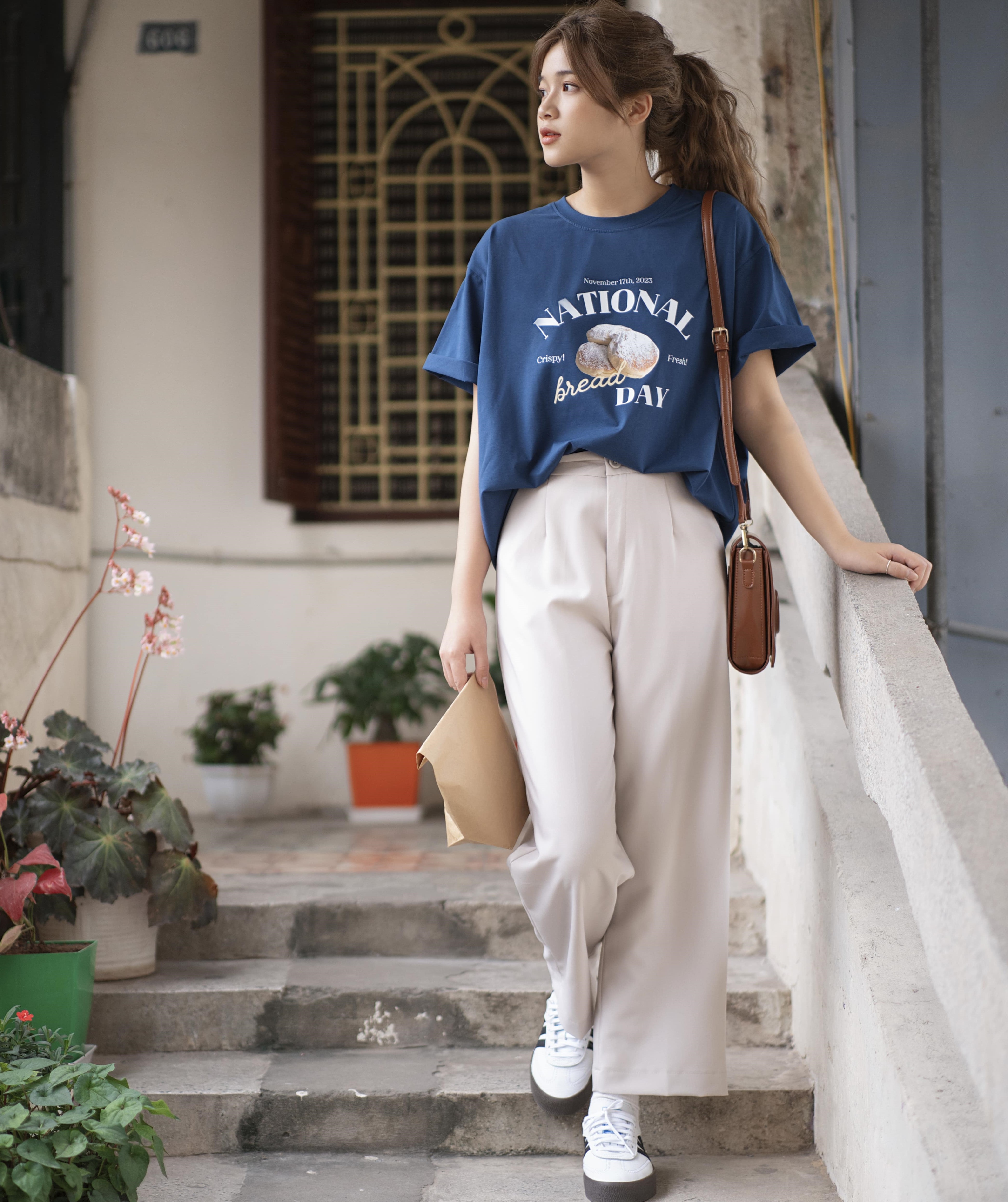 [Nhập LAZLOOK99 GIẢM 100K/500K] Quần ống rộng dáng suông lửng các màu – Basic Trousers – ufo.thebasic