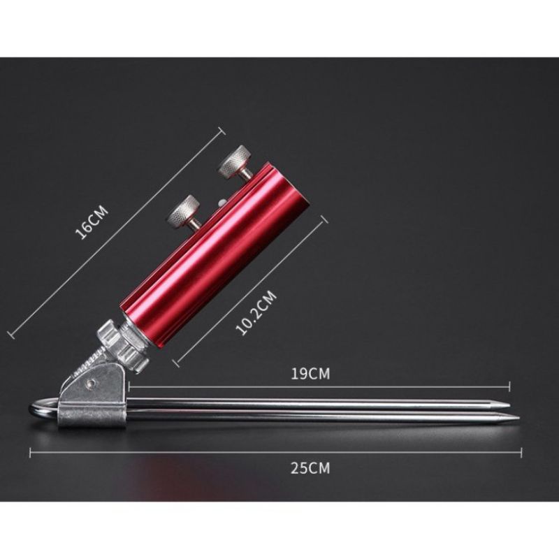Chân cắm đất inox gác cần câu cá carbon