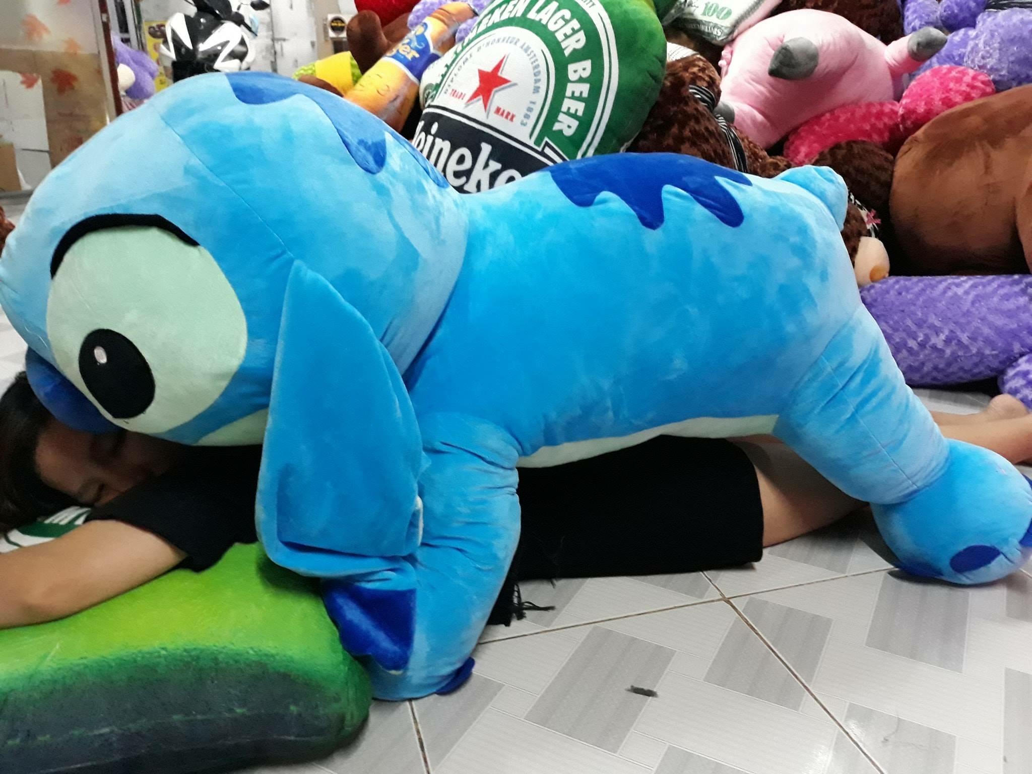Stitch gấu bông stitch khổng lồ thú nhồi bông stitch size lớn nhất ảnh thật