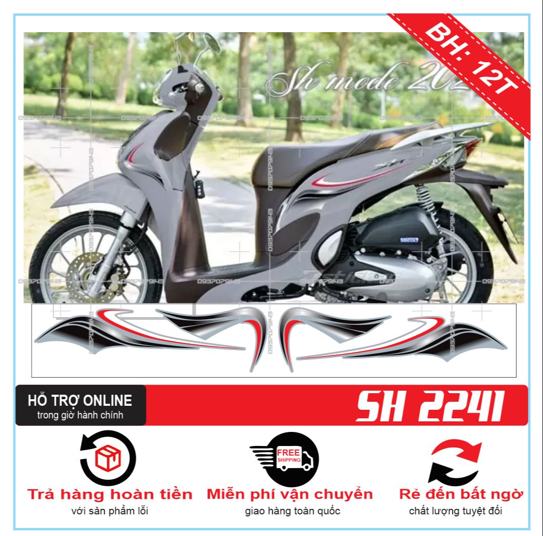 [ QUÍ KHÁCH VUI LÒNG MANG TEM RA TIỆM CHO THỢ DÁN] TEM RỜI XE SH MODE 2020