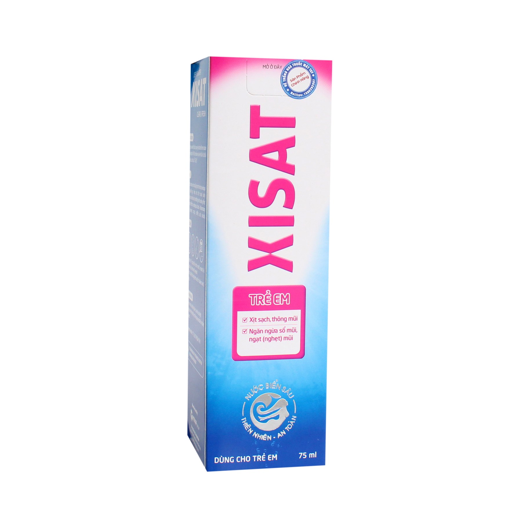 Dung dịch xịt mũi trẻ em Xisat 75ml