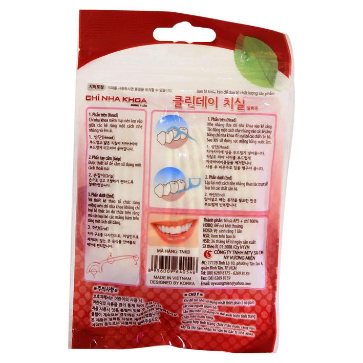 Bộ 2 bịch Chỉ tăm nha khoa Lovely ( 100 cái)