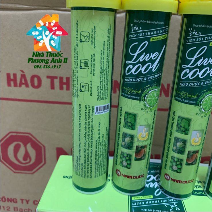 [HCM]Viên sủi thanh nhiệt Live Cool