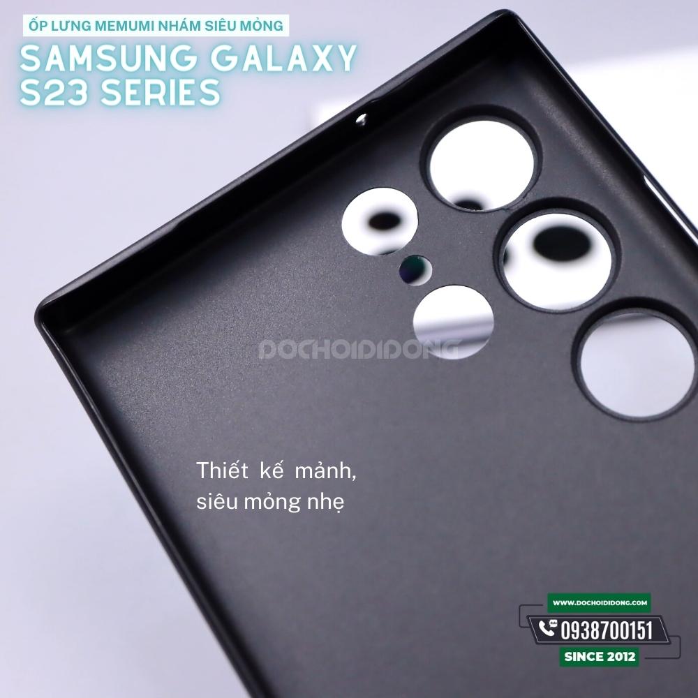 Ốp Lưng Samsung Galaxy S23/S23+/S23 Memumi Nhám Siêu Mỏng