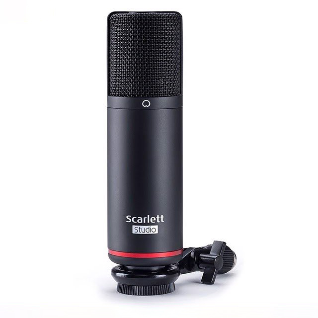 Bộ Kit thu âm Combo Phòng Thu (Micro Condenser Scarlett CM25 MKIII, Tai Nghe Kiểm Âm Scarlett HP60 MKIII, Soundcard Scarlett 2I2 Gen 3) | Focusrite Scarlett 2i2 Studio