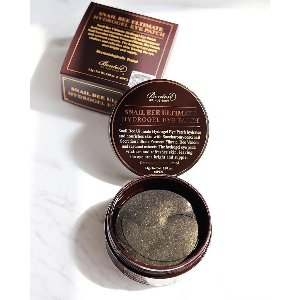 Mặt nạ miếng dưỡng mắt phục hồi đôi mắt mệt mỏi benton snail bee ultimate hydrogel eye patch