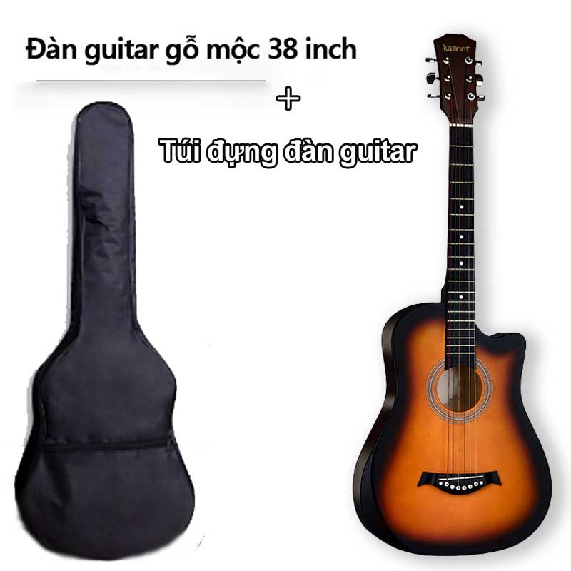 Đàn guitar cho người mới tập đàn guitar 38 inch tập luyện đàn ghi ta