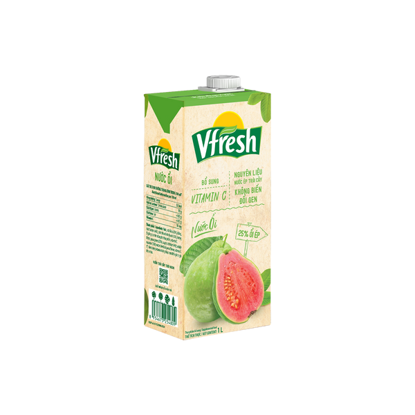 [COMBO 2 HỘP] Vinamilk Vfresh Nước Ép Trái Cây 1L (Táo, Cam, Đào, Nho, Lựu Táo, Kiwi Táo, Cam Necta, Ổi)