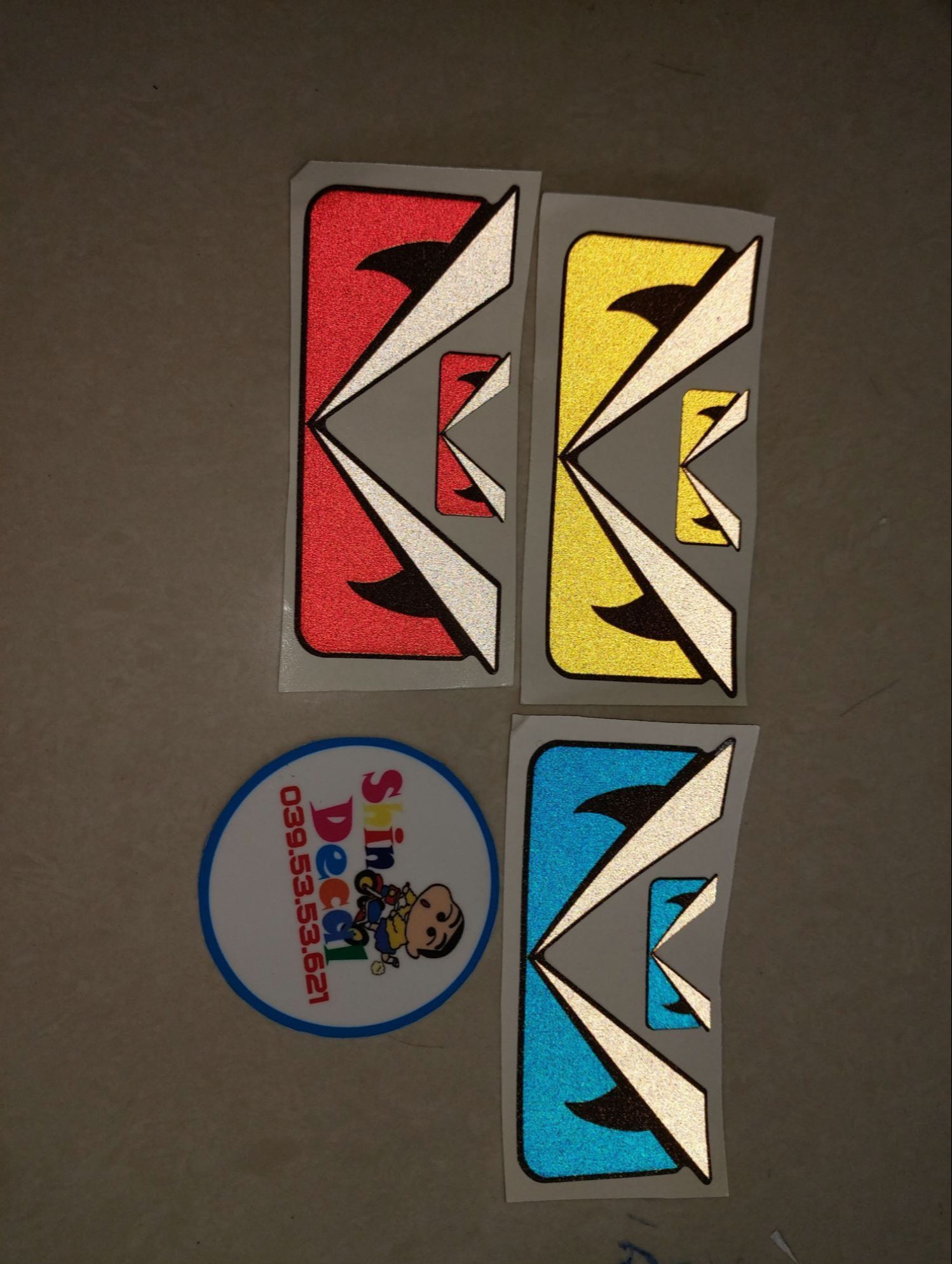 1 cặp mắt cú phản quang