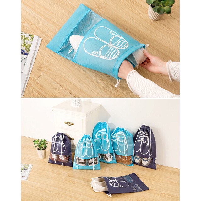 Combo 5 Túi Đựng Giày Có Dây Rút