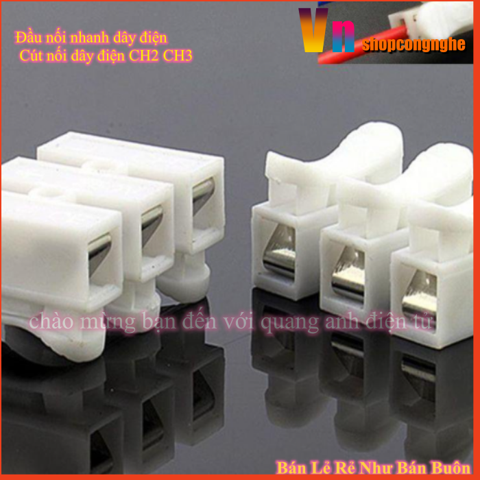 100 CHIẾC CÚT NỐI DÂY ĐIỆN CH-2, CH3