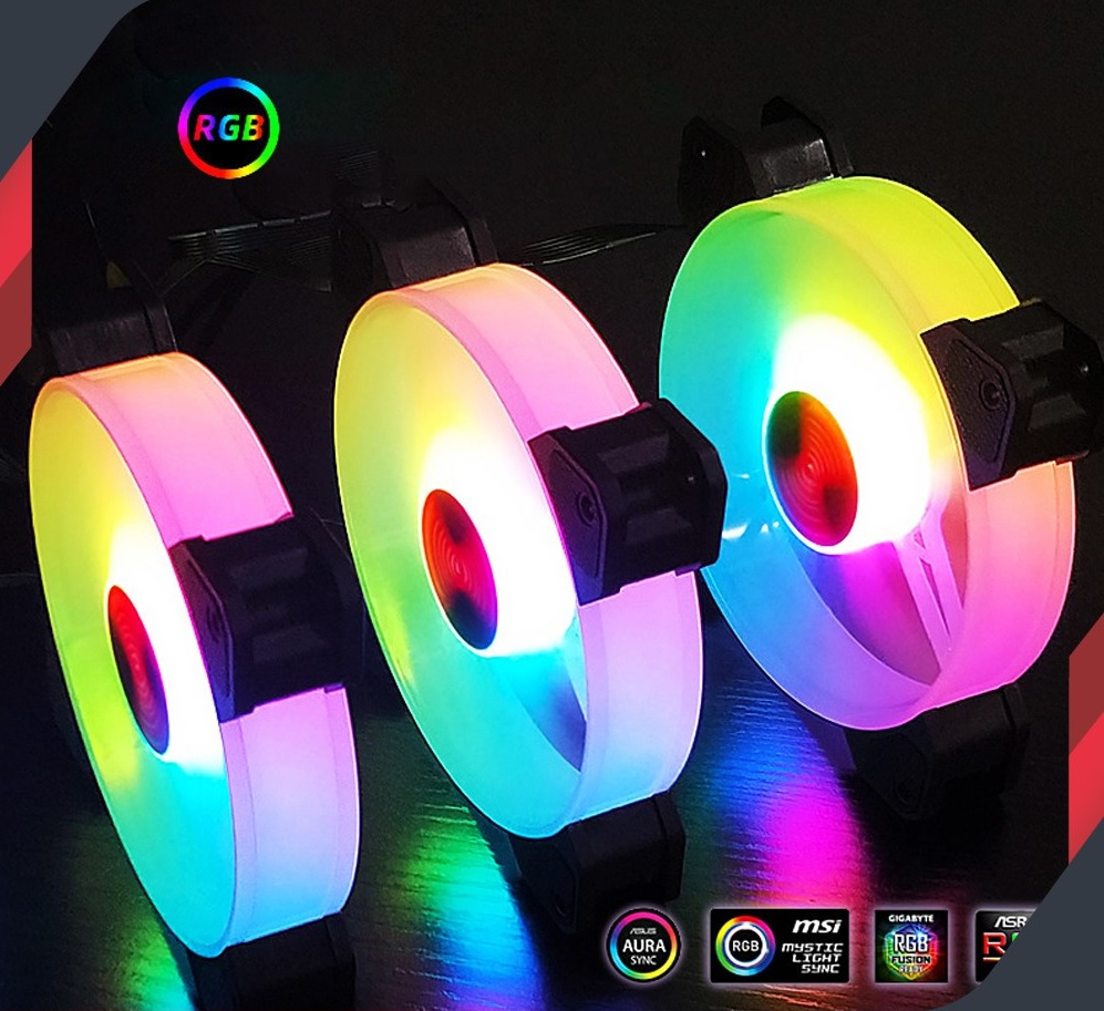 Fan led rgb coolmool y1 cho người đã có hub + remote muốn nâng cấp thêm fan -