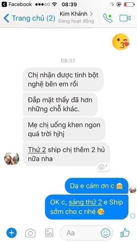 TINH BỘT NGHỆ NANO - 500GR