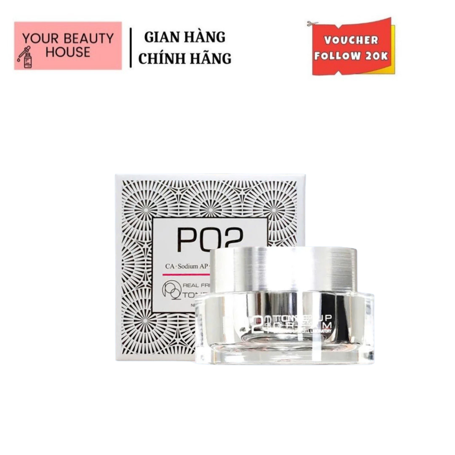 Kem Làm Trắng Da Oroche PO2 Tone Up Cream - Mẫu mới - 50g