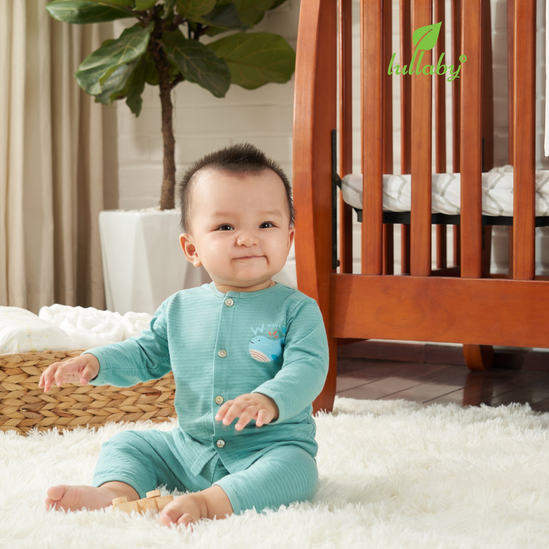 Lullaby - Combo Sơ Sinh (1 Bộ Quần Áo - 2 Mũ - 2 Đôi Bao Tay - 1 Đôi Bao Chân) NH68707172B