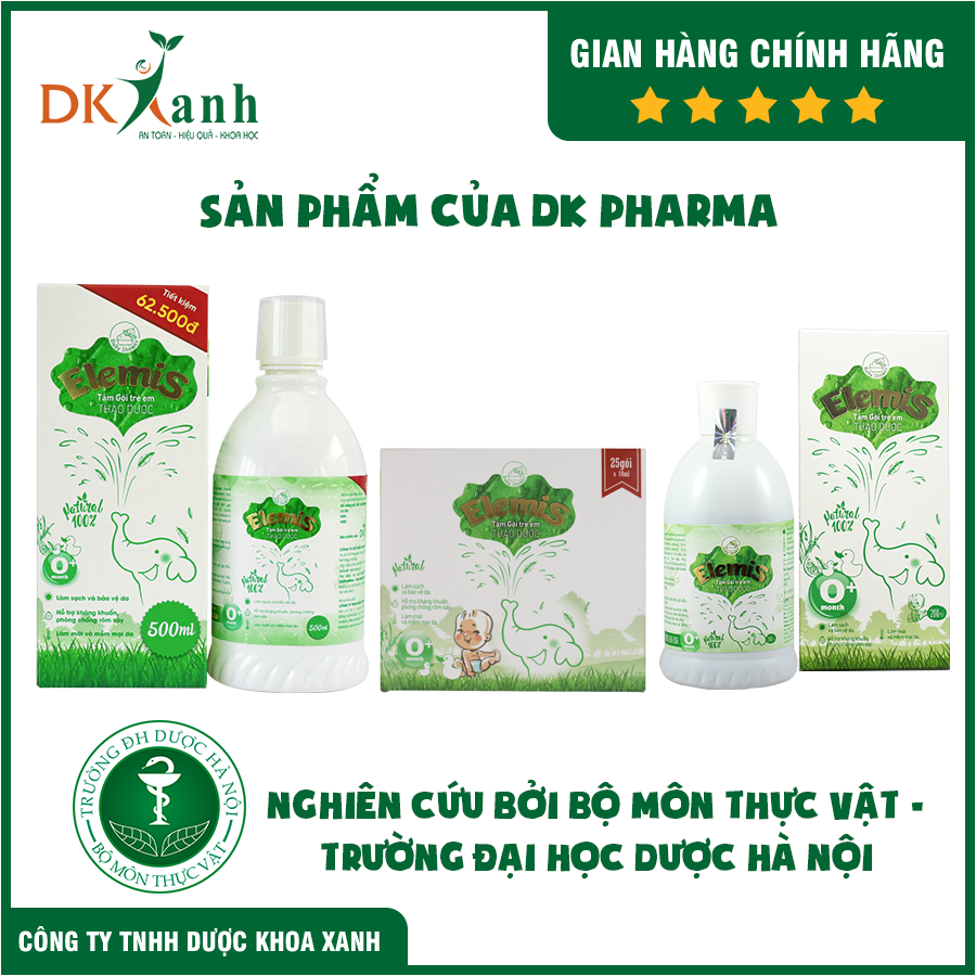 Sữa tắm thảo dược trẻ em Elemis 200ml - DK Pharma
