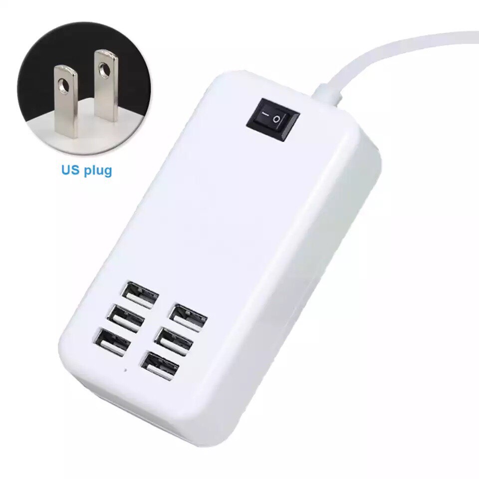 [HCM][BẢO HÀNH 6 THÁNG] Ổ cắm USB  6 Cổng dây điện dài 1.5m