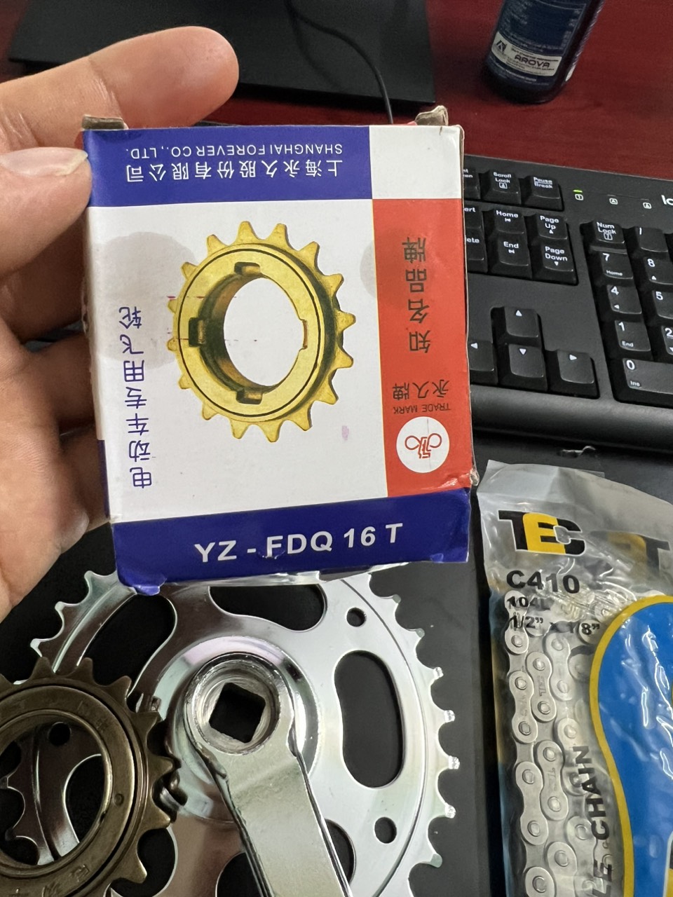 líp xe đạp ( 20 răng ) ,( 16 răng )
