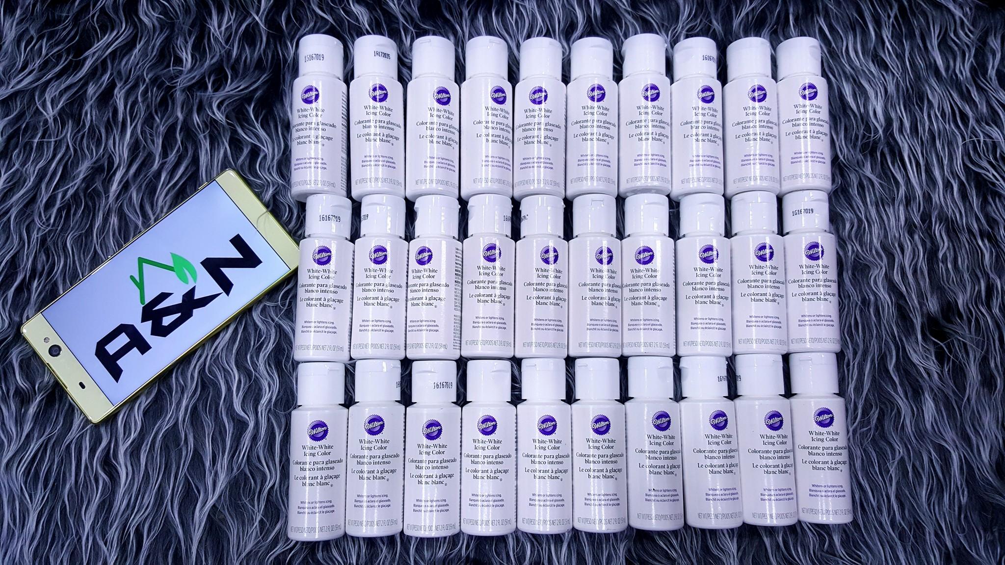 [HCM]Màu trắng Wilton White White - 2oz