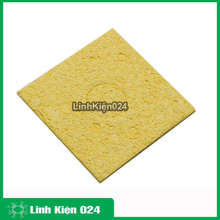 Bọt biển chùi mỏ hàn 6x6 cm (loại xịn ) vệ sinh sạch đầu mũi hàn
