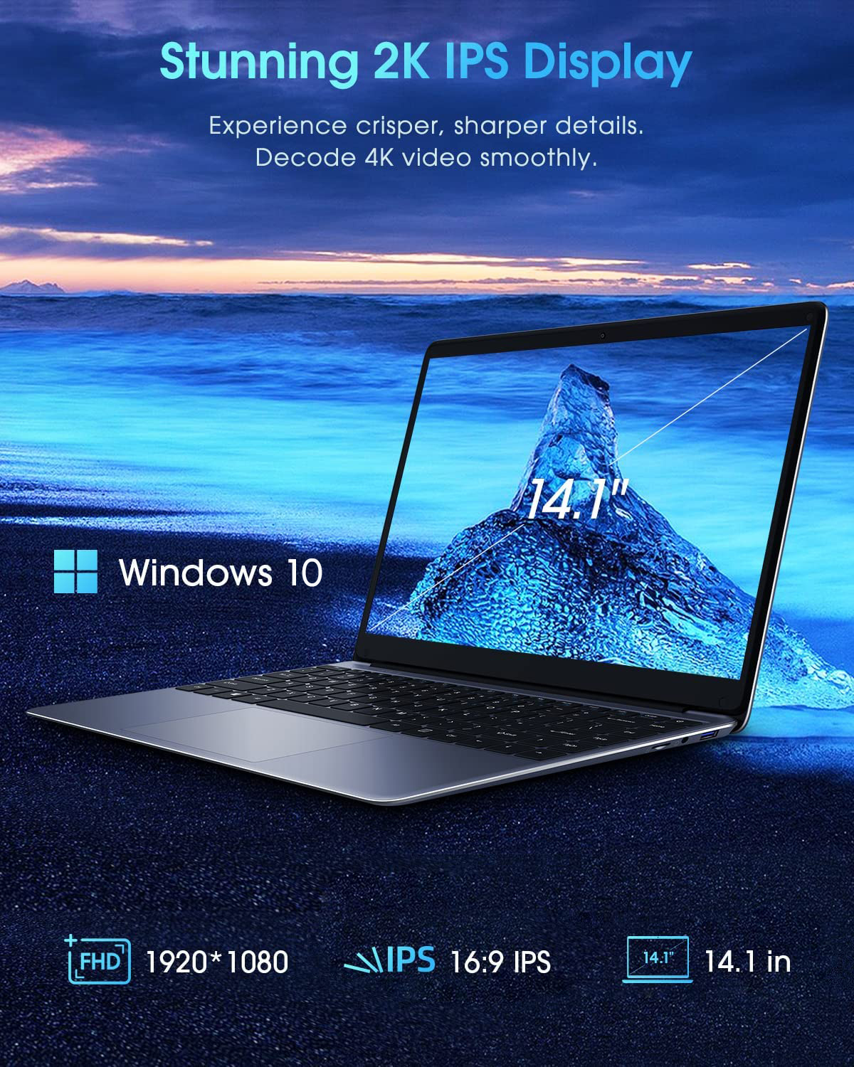 máy tính laptop Mới 14 Inch Intel Celeron J4105 RAM 6GB SSD 256GB ...