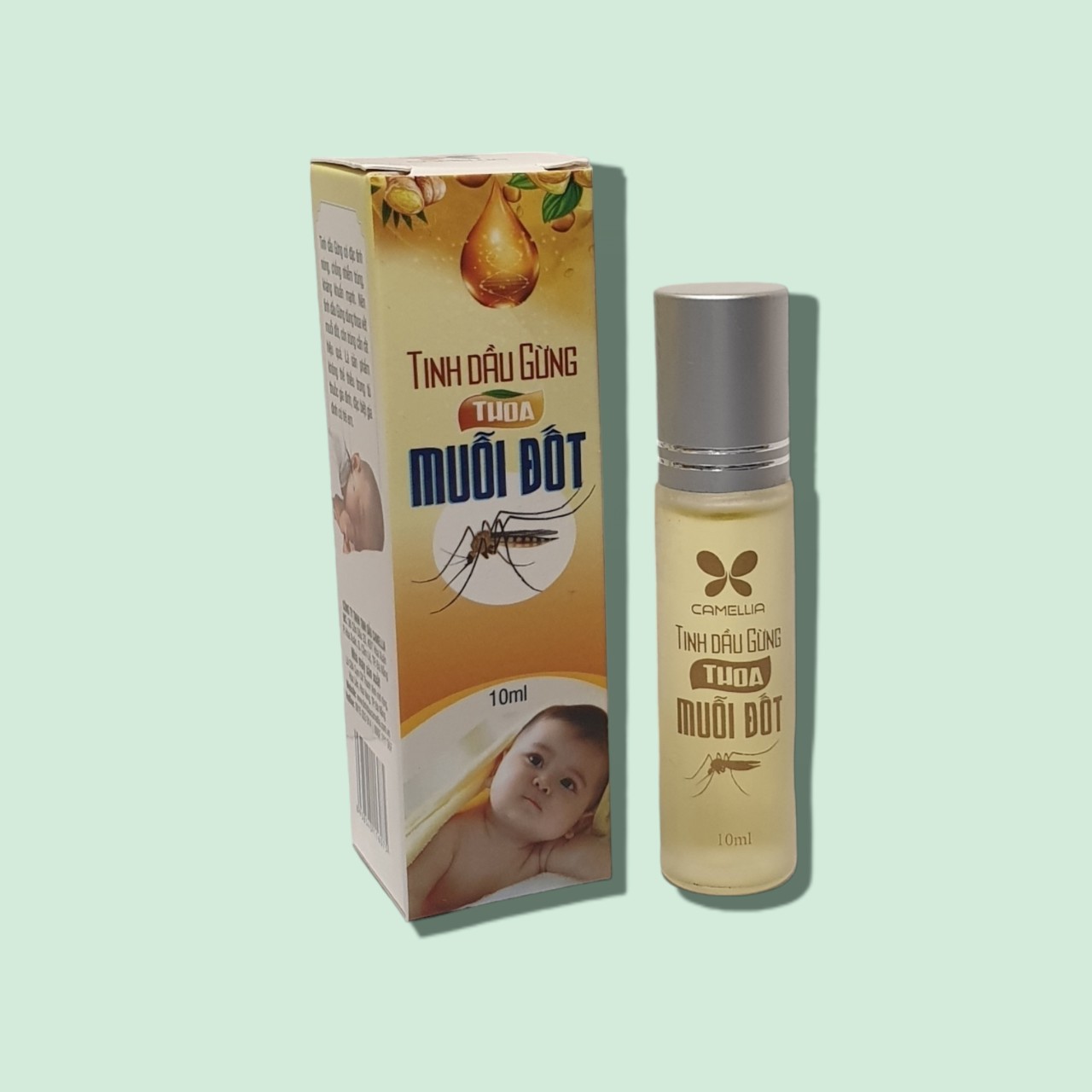 Tinh Dầu Gừng Thoa Muỗi Đốt Cao Cấp
