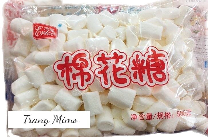 Kẹo marshmallow trắng Erko 500g (viên nhỏ)