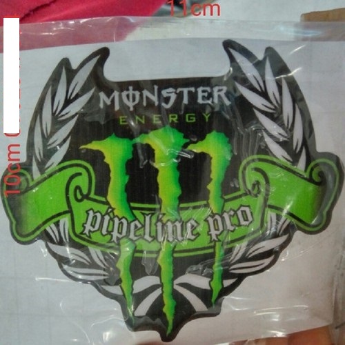 Logo tem nổi monster mẫu mới - Vindecal BD