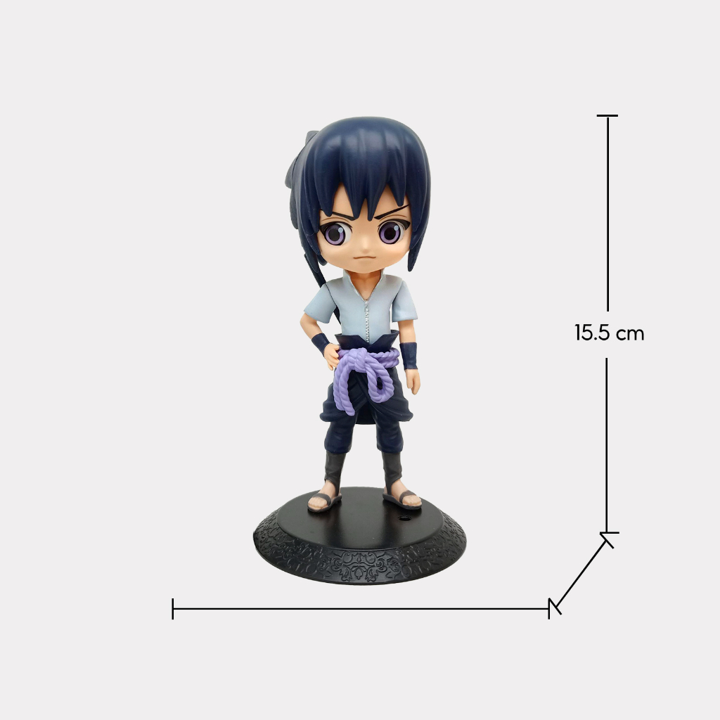 Mô hình Naruto chibi nhân vật Sasuke Sakura Gaara Naruto Itachi Kakashi Figure Anime Naruto cao 15.5cm - Shin Case