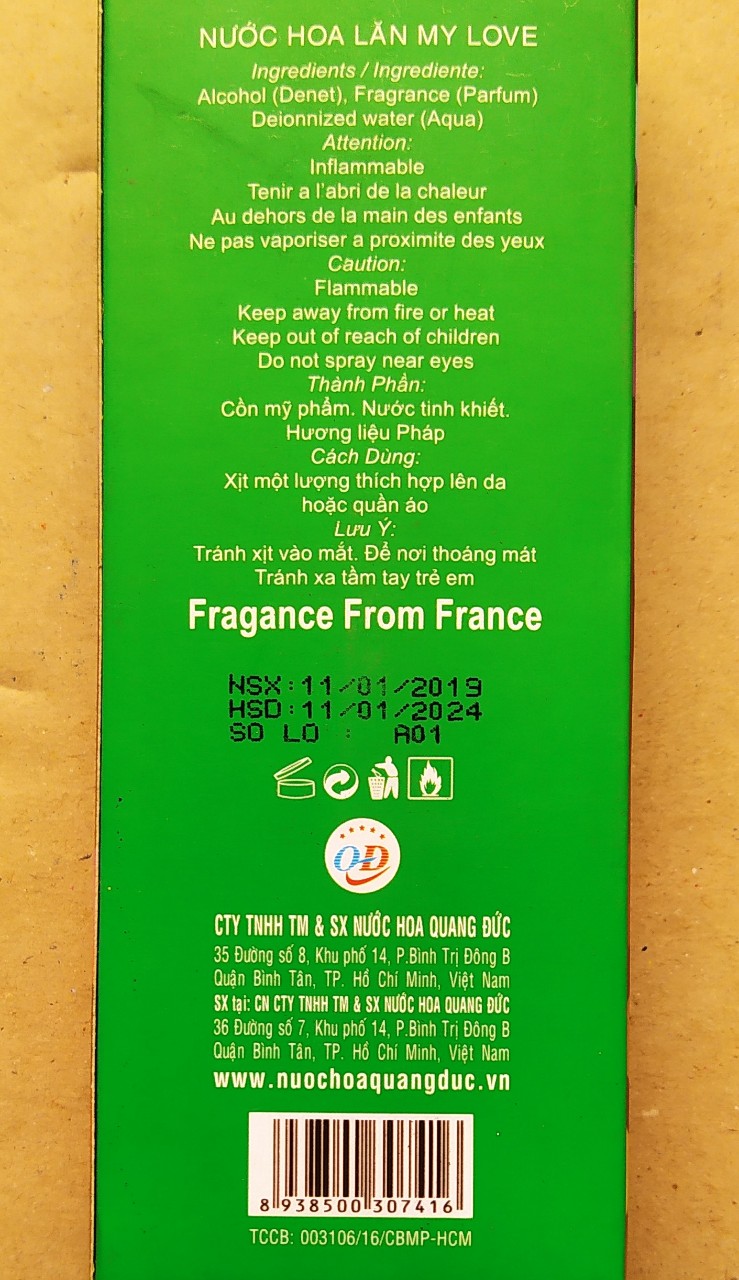 Nước hoa lăn MY LOVE 10ml