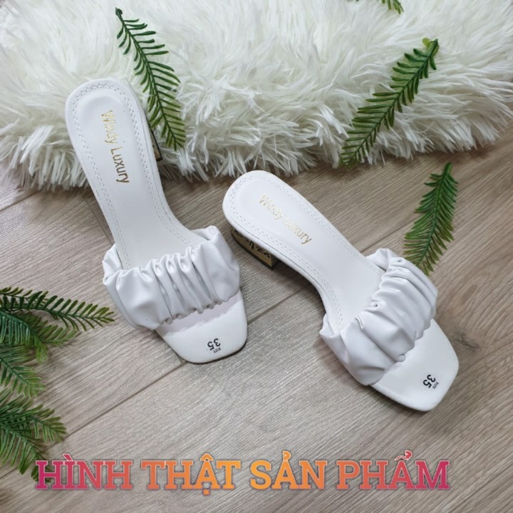 [HCM]DÉP QUAI NGANG NHÚN GÓT VÀNG 5CM