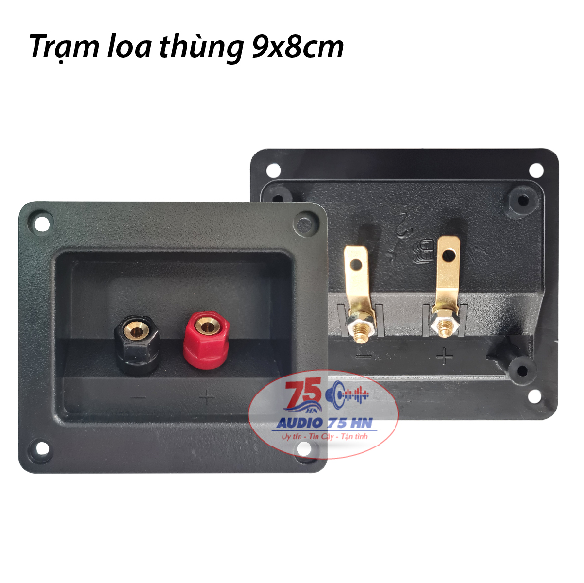 01 cái trạm loa vuông to kích thước 9x8cm- trạm loa, hậu loa