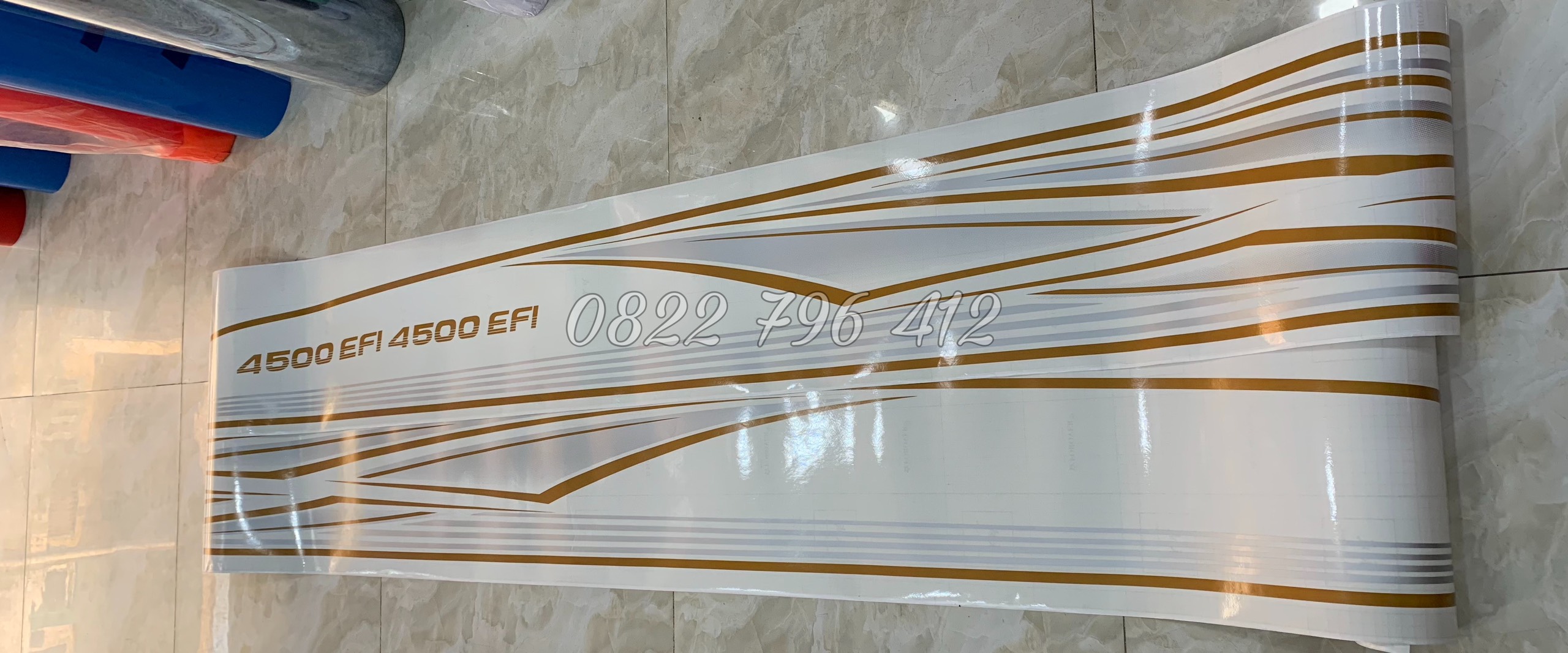 Tem dán sườn xe Land Cruiser 2001 2002