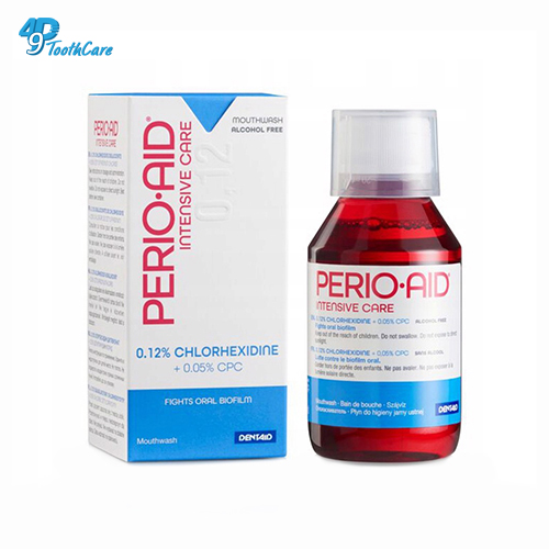 [HCM]Nước súc miệng có Chlohexidine 0.12% Perio-Aid Intensive chai 150ml