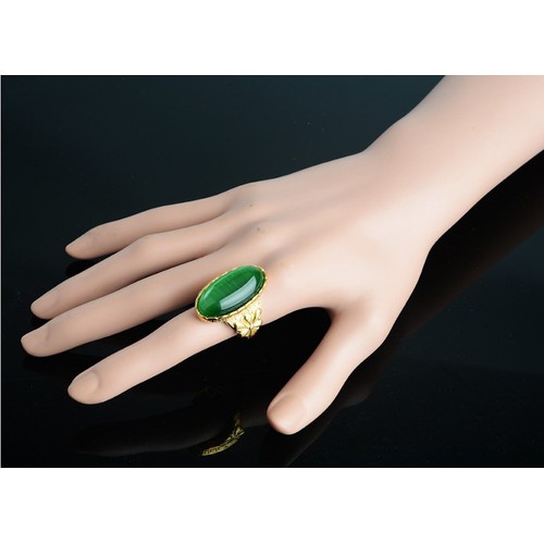 Nhẫn Nữ Đính Đá Titan Ko Đen TT 3541