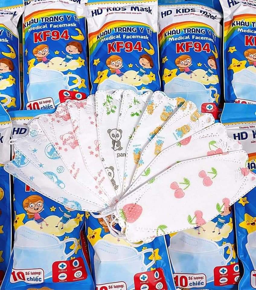 Khẩu trang trẻ em KF 94  HD Mask ( gói 10c)