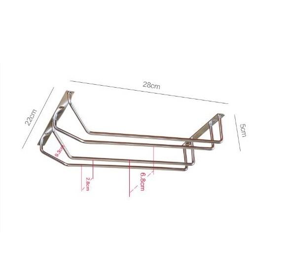 Giá Treo Ly Rượu Vang Inox 304 - 35c