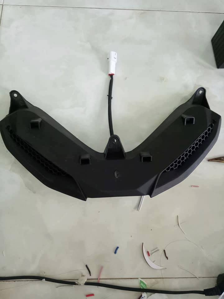 LED DEMI AUDI EXCITER 150 CÓ ĐÈN (làm hoàn chỉnh có zắc cắm như zin)