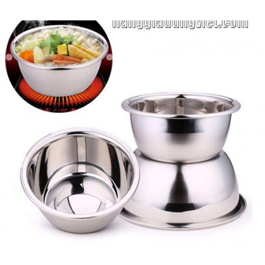 [HCM][inox 304]Thau Sâu Inox 304 Hàng Cao Cấp size 28cm