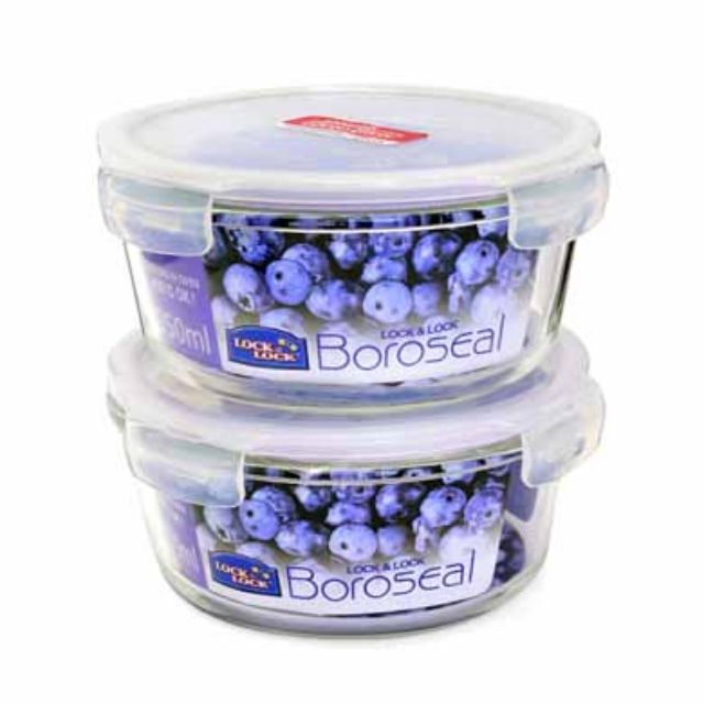 Combo 2 hộp thủy tinh chịu nhiệt lock 950ml